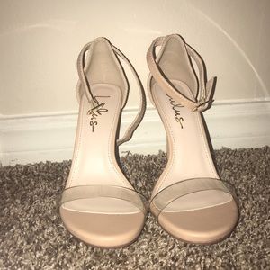 NUDE SANDAL HEELS